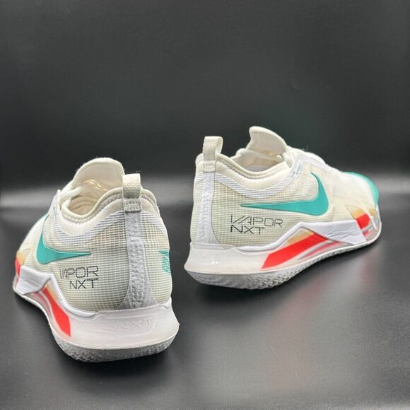 Nike Court React Vapor NXT 'White Washed Teal Red' - Picture 5 of 9